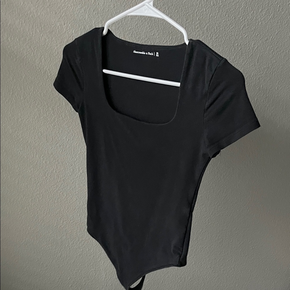 Black Short Sleeve Bodysuit